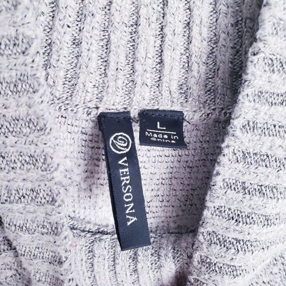 Versona Minimalist Neutral Star Sweater - Picture 6 of 8